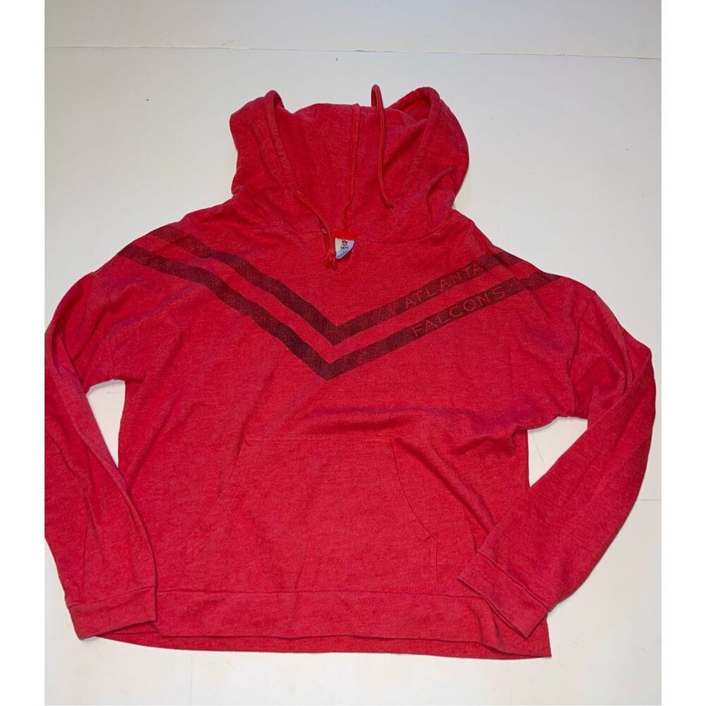 Atlanta Falcons‎ Red Pullover Hoodie Sweatshirt NFL Team Apparel Women's Large